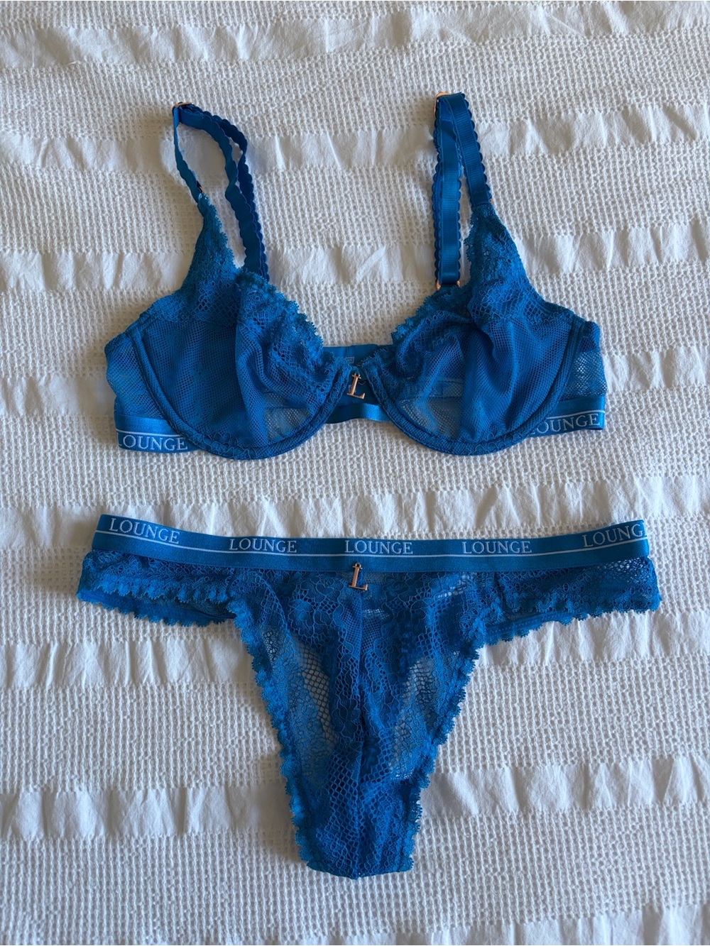 Lounge Liberty Balcony Bra and Thong Set